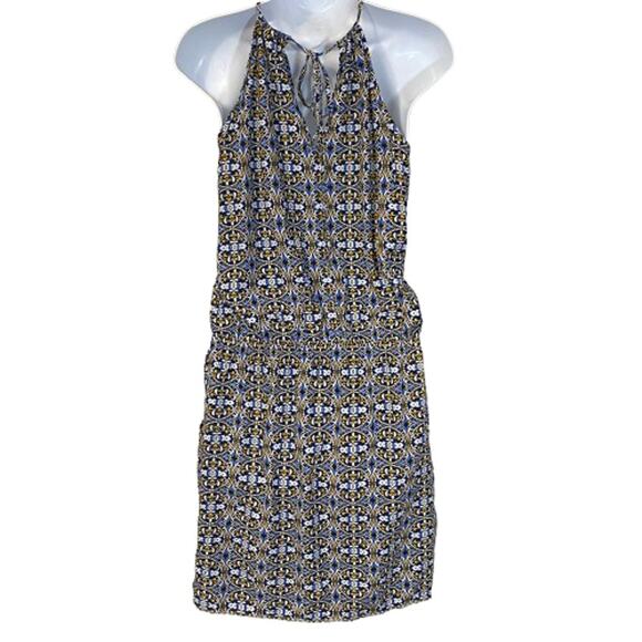 Tommy Bahama Lightweight Halter Sundress Geo Medallion Print Pockets Sz S - Picture 11 of 11